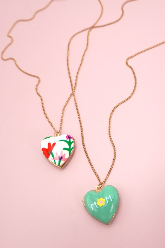 18k locket Necklace