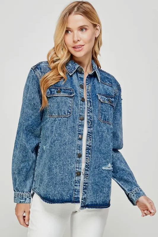 Harley denim Shirt