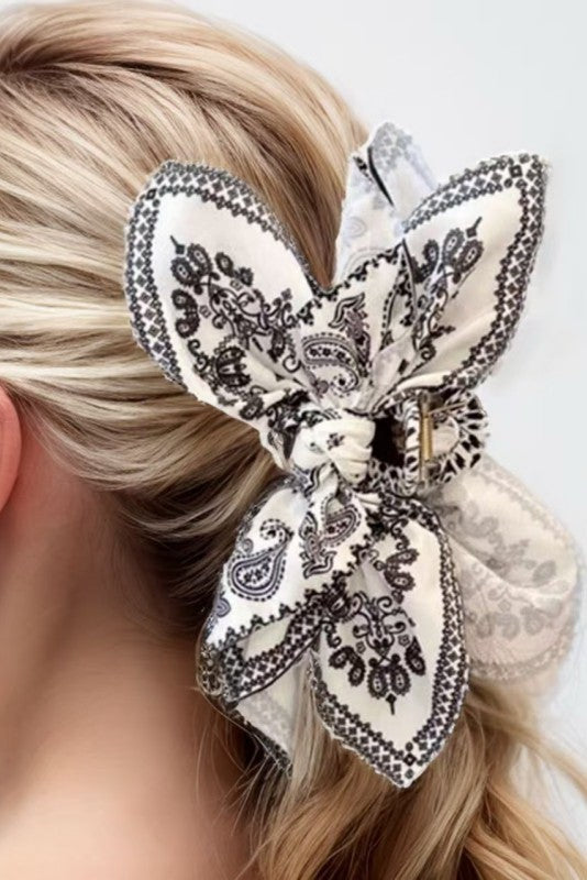 Paisley Boho Hair clip