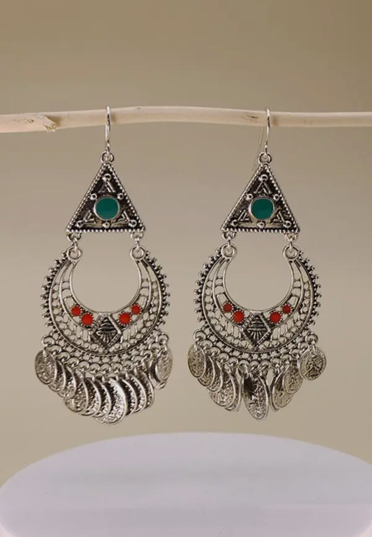 Boho chandler earrings