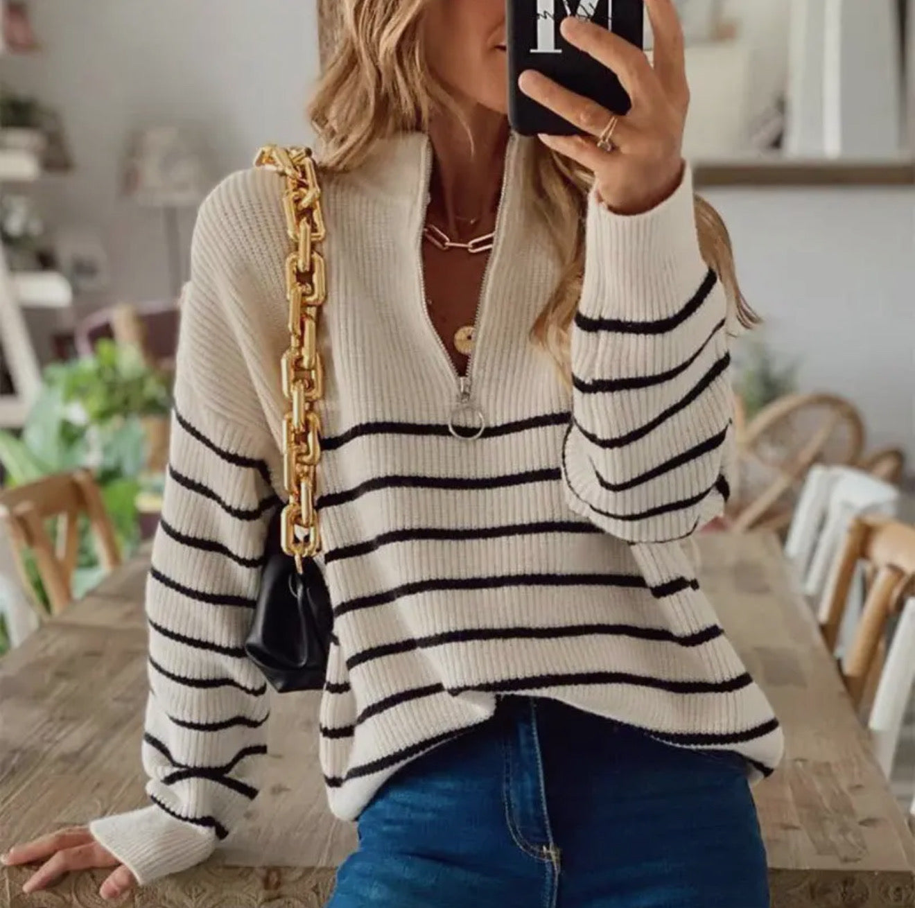 Paige 1/4 zip Sweater