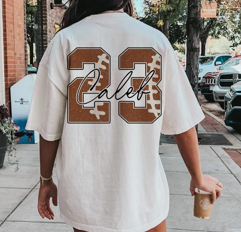 Custom Football Tee