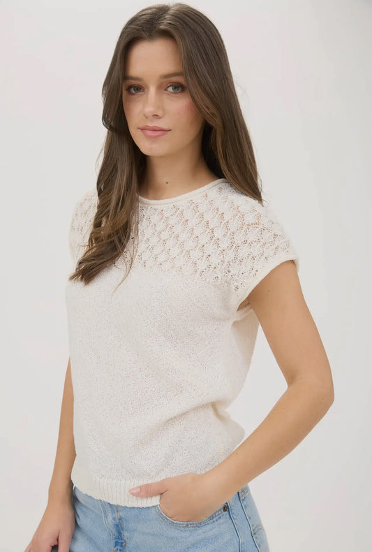 Eyelet Top