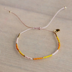 Bazou Miyuki Bracelet yellow/orange