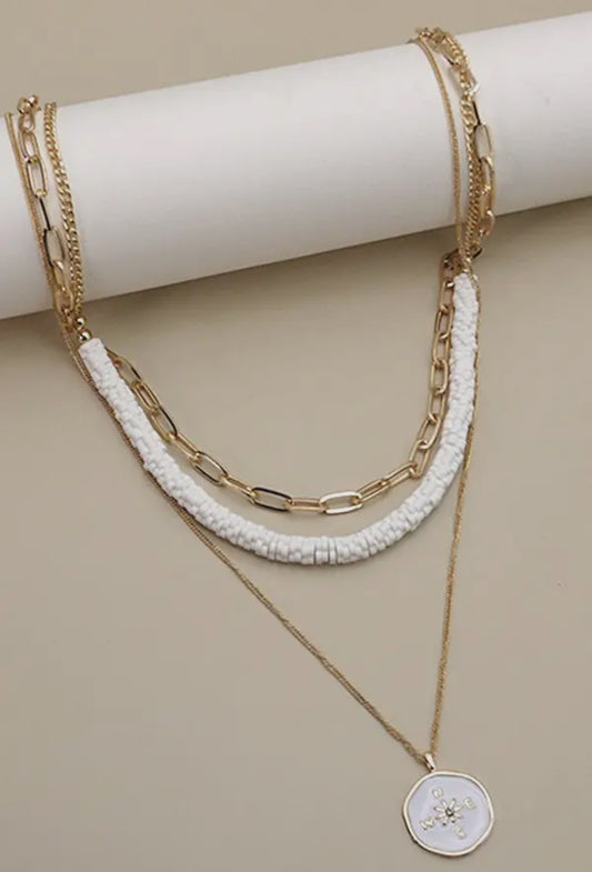 Triple layer necklace