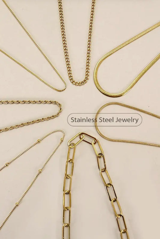 Stainless steal tarnish free necklaces