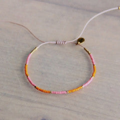 Bazou Miyuki Bracelet pink/orange