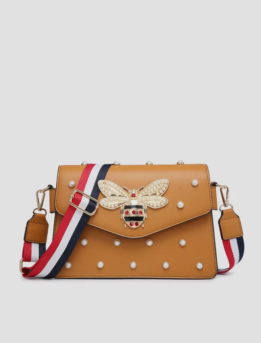 Jillian Jeweled Bee Crossbody