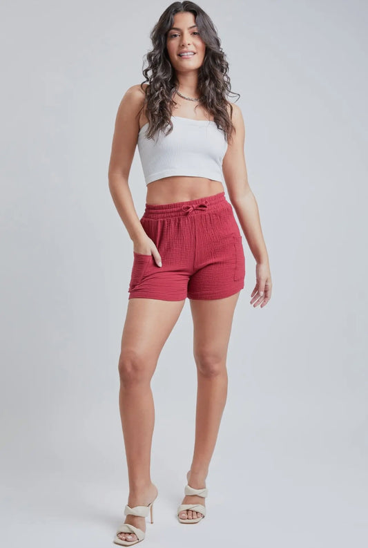 YMI- Red Short