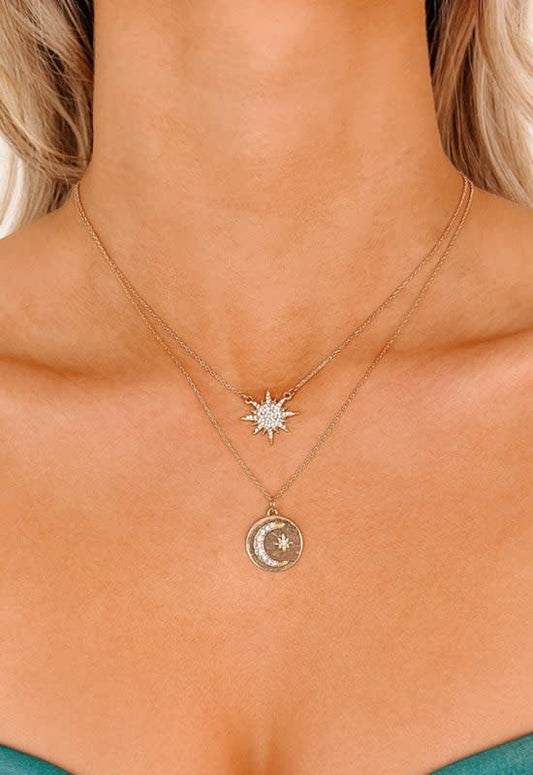 Moon/Star Charm necklace