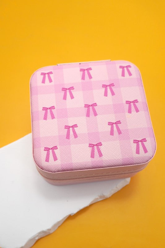 Travel jewelry box
