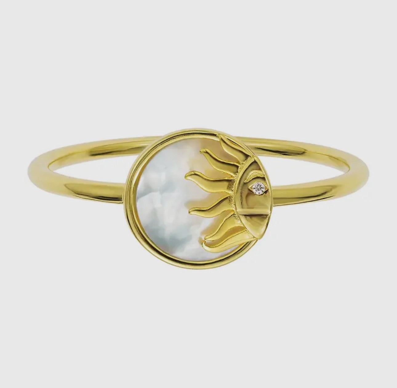 Mother of Pearl Sun Ring