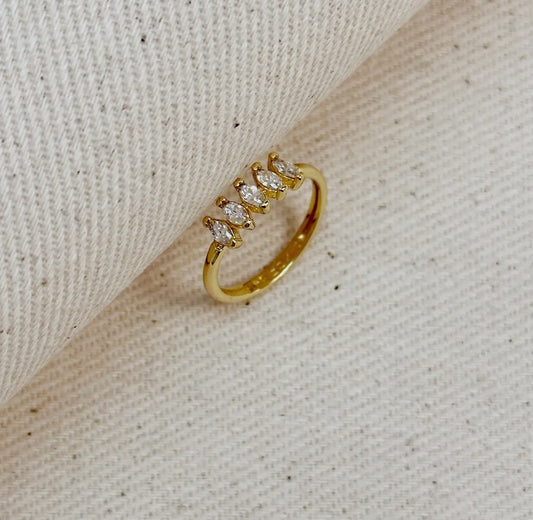 Marquise Gold Ring